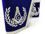 Blue Lodge Master Mason Apron Hand Embroidery Apron Gauntlet and Collar Set - Zest4Canada 