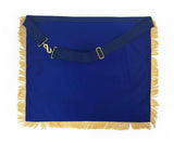 Masonic Regalia  Blue Lodge Past Master Apron With Wreath Bullion Hand Embroidered - Zest4Canada 