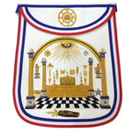 Bro. George Washington Masonic Apron Hand Embroidered Masterpiece - 10CODE