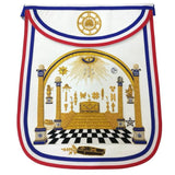 Bro. George Washington Masonic Apron Hand Embroidered Masterpiece - 10CODE