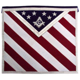 Hand Embroidered U.S Master Mason Masonic Apron - 10CODE