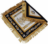 Masonic Hand Made Bullion Past Master Embroidered Apron-10CODE