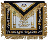 Masonic Hand Made Bullion Past Master Embroidered Apron-10CODE