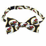 High Quality 100% Silk Masonic Knight Templar Bow Tie Black & White - Zest4Canada 