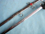 Knight of St. John Templar Masonic Red Cross Sword Silver 35.6" - Zest4Canada 