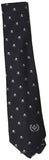 Masonic Regalia Freemason Tie with Skull Bone and Square Compass G