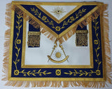 Masonic Apron-Embroidered Past Master Apron Royal Blue - Zest4Canada 