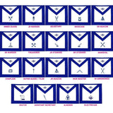 Masonic Blue Lodge Officers Aprons Variations - Zest4Canada 