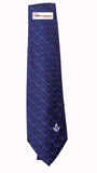 Necktie Masonic Polkodot Blue Master Mason Square Compass Necktie Freemason Fraternity