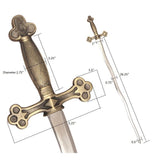 Masonic Ceremonial Snake Flaming Sword Square Compass G + Free Case - Zest4Canada 
