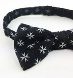 Masonic Knight Malta 100% Silk Woven Bow Tie with (8 pointed) Malta Cross - Zest4Canada 