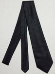 Masonic Masons Silk Tie with self print G Square Compass Black - Zest4Canada 