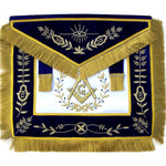 Masonic Master Mason Apron Bullion Hand Embroidered Vine Work - Zest4Canada 