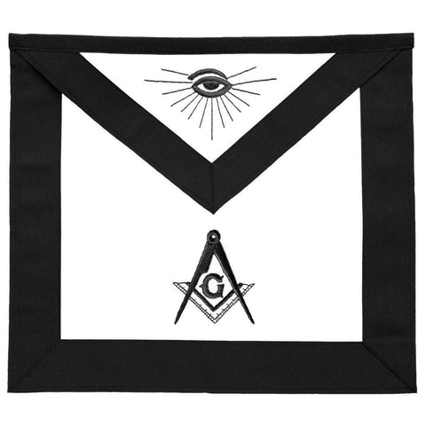 Masonic Master Mason Funeral Hand Embroidered Apron - Zest4Canada 
