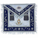 Masonic Past Master Apron Gold and Silver Hand Embroidery Apron Silk - Zest4Canada 