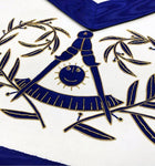Masonic Past Master Apron Hand Embroidered Apron - Zest4Canada 