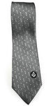 Masonic Regalia Black White Freemasons Tie - Zest4Canada 