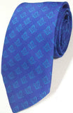 Masonic Regalia Blue Craft Masons Silk Tie with Square Compass & G Lodge - Zest4Canada 