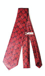 Masonic Regalia Royal Arch black & Red Tie Triple Taus