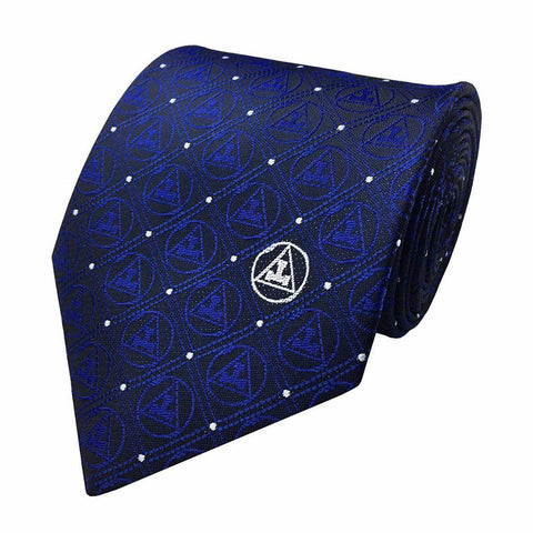 Masonic Regalia Silk Tie with Royal Arch Triple Tau Mens Necktie - Zest4Canada 