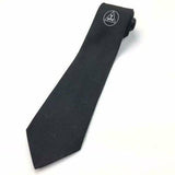 Masonic Royal arch 100% Silk Woven Tie with royal arch logo Black - Zest4Canada 