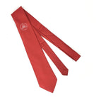 Masonic Royal Arch Red Silk Tie with Embroidered Logo RA Regalia