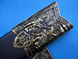 Mio Cid Anointed Knights Templar Golden Sword Scabbard Totem Engraving 49" - Zest4Canada 