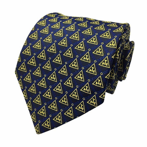 New Design Masonic Royal Arch Tie with Gold Triple Tau Freemasons Necktie - Zest4Canada 