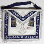 MASONIC PAST MASTER MASON NAVY BLUE APRON WITH SPECIAL FEATURES CASE - Zest4Canada 