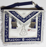 MASONIC PAST MASTER MASON NAVY BLUE APRON WITH SPECIAL FEATURES CASE - Zest4Canada 