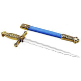 Square Compass Masonic Sword Knife Snake Flaming Blade Blue 13.6" - Zest4Canada 