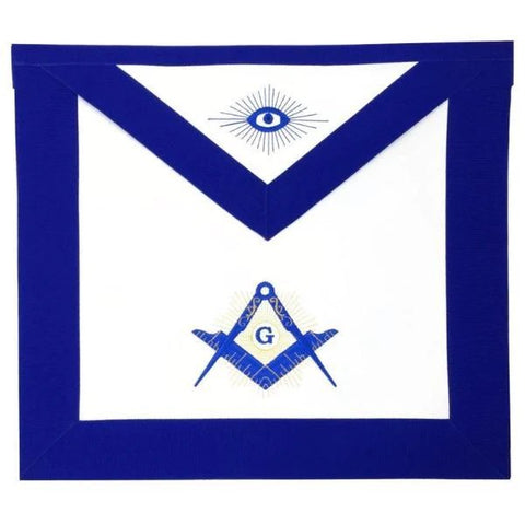 Blue Lodge Master Mason Apron Leather – Machine Embroidered - 2plus2