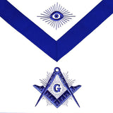 Blue Lodge Master Mason Apron Embroidered – Close up