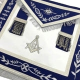 Blue Lodge Master Mason Apron Silver – Square and Compass G-1