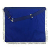 Blue Lodge Master Mason Apron Silver – Square and Compass G-3