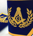 Blue Lodge Master Mason Regalia Set Gold – Hand Embroidered 4