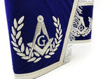 Blue Lodge Master Mason Regalia Set Silver – Hand Embroidered - 2plus2