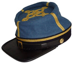 US Civil War infantry major/colonel's Leather Peak kepi - Zest4Canada 