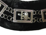 Knights Templar Chain Collar Silver 2