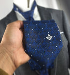 Masonic Master Mason Blue Tie 1