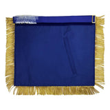 Master Mason Velvet Apron Blue – Hand Embroidered 3