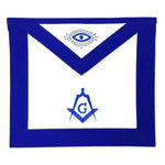 Masonic Blue Lodge Master Mason Apron – Machine Embroidered