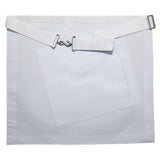 Master Mason White Apron Square & Compass – Hand Embroidered 3