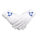 Master Mason Embroidered Cotton Gloves