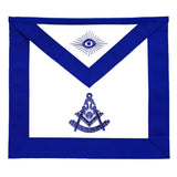 Past Master Blue Apron With Emblem – Silk Thread-10CODE