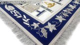 Past Master Lodge Apron Blue – Hand Embroidered 2