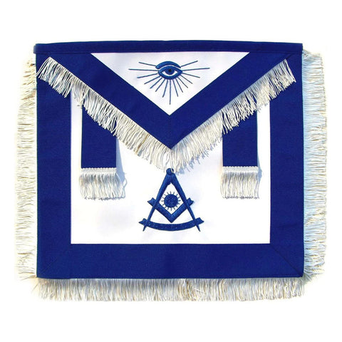 Past Master Lodge Apron Lambskin Blue – Silk Thread