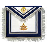 Past Master Lodge Satin Apron – Hand Embroidered -10CODE