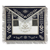 Past Master Navy Velvet Apron – Hand Embroidered-ZEST4CANADA