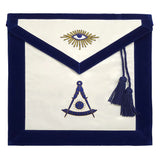 Past Master Officers Velvet Apron  – Silk Thread-10CODE